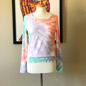 NWT Cozy Smocked Bottom Top